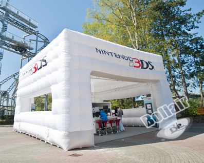 Giant inflatable marquee tent for event