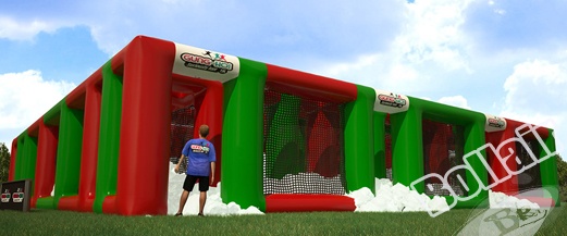 Inflatable soap pit,obstacle soap course