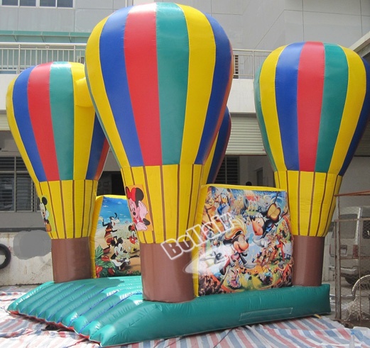 Balloon inflatable bouncer air blower