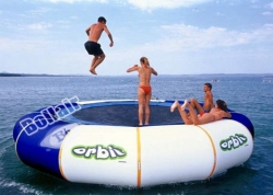 Commercial water trampoline