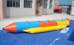 PVC Double Row Inflatable Water Banana Boat For Sale