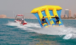 Flying inflatable water Sled