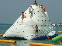 Water park inflatable water iceberg,inflatable ice tower,inflatable water fisland