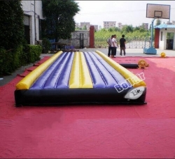 Inflatable tumble track