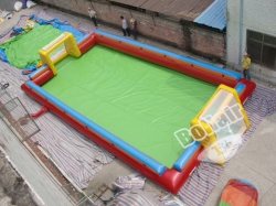 Exciting inflatable soap football field