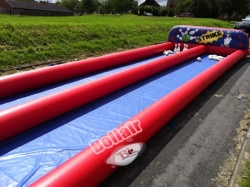 New game play inflatable bowling track