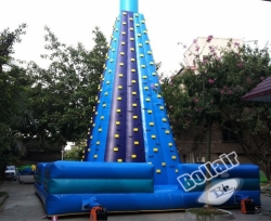 Giant outdoor inflatable climbing walls