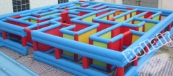 Inflatable maze