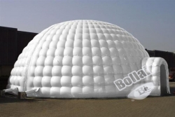 Waterproof inflatable outdoor event dome tent