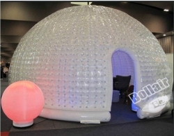Transparent cheap inflatable lawn tent