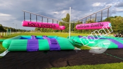 Inflatable knock out walkway