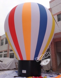 Inflatable ground balloon for event