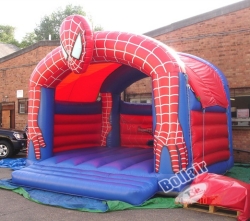 Spiderman inflatable bouncer castle