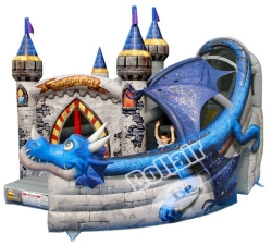 Dragon giant inflatable water slide