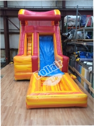 Commercial grade inflatable water slides