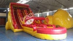 Golden factory price inflatable water slides china
