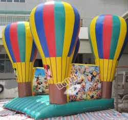 Balloon inflatable bouncer air blower