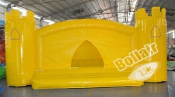 Giant yellow commercial bouncers