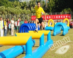 Inflatable sport obstacle course