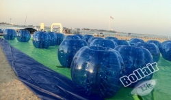 Fun bubble soccer game