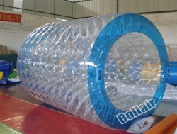 Large inflatable roller ball